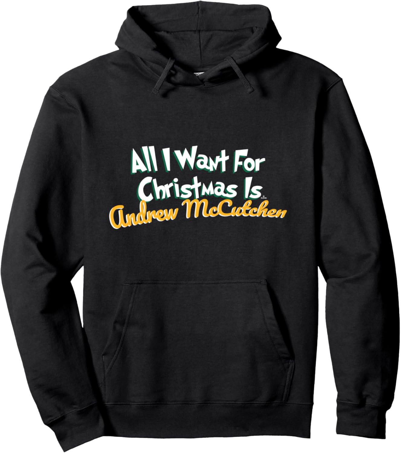 

Худи Andrew McCutchen Pittsburgh Baseball All I Want for Christmas Ryno Sports, черный