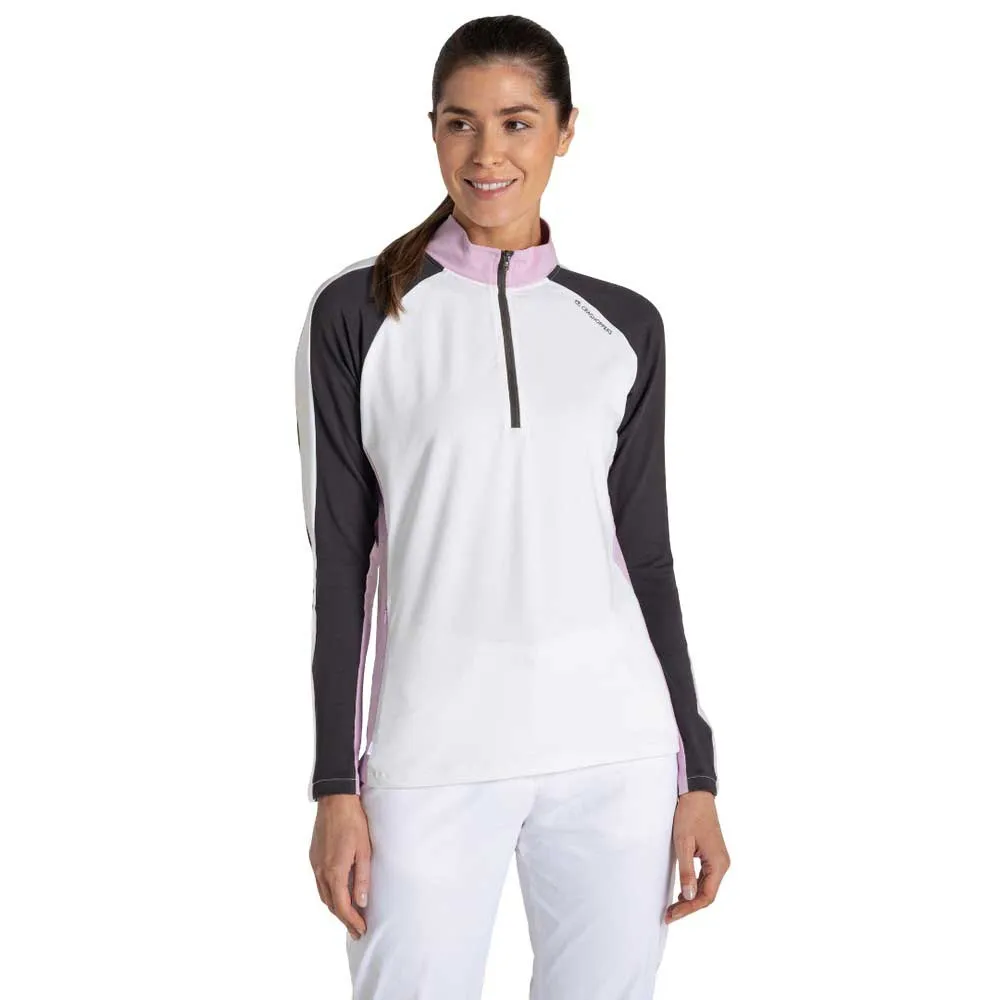 

Футболка с длинным рукавом Craghoppers Nosilife Ivybridge half zip, белый