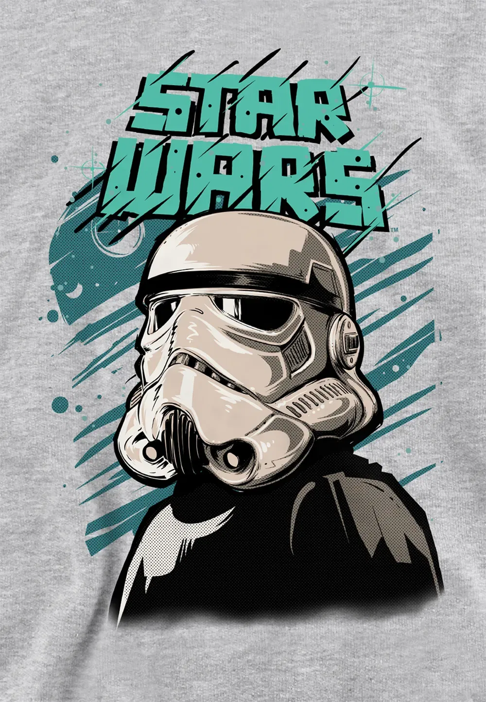 Детская худи Star Wars Trooper Street Glare, Disney, серый — фото 2