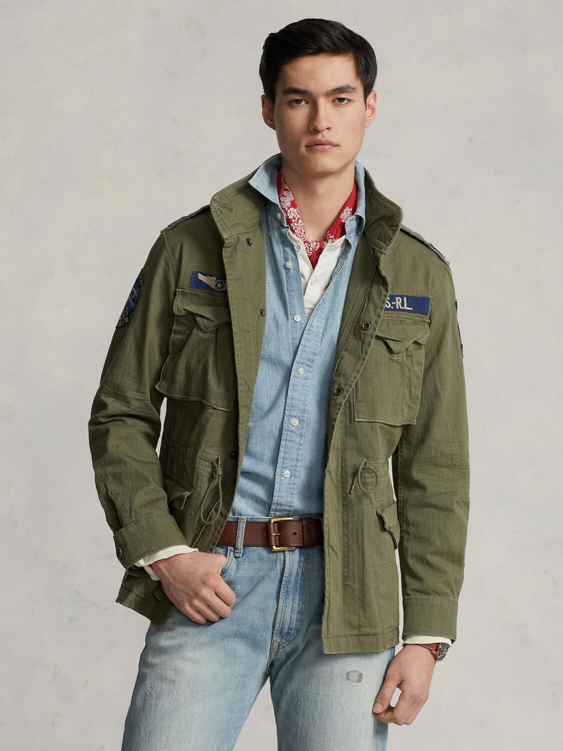 

Боевая полевая куртка M65 Ralph Lauren, оливковое