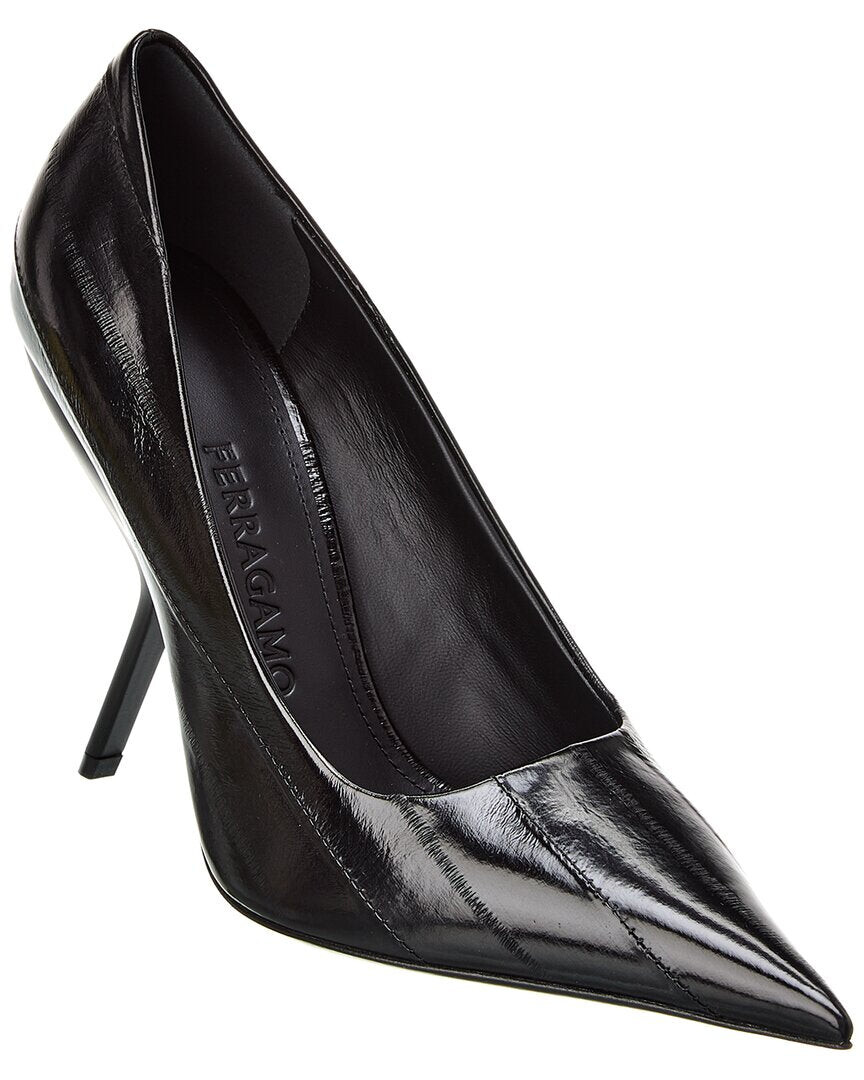 

Атласные туфли Ferragamo Erica X5 Salvatore Ferragamo, черный