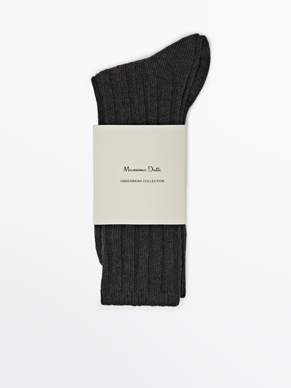 

Носки в рубчик с цилиндрическим узором Massimo Dutti, угольный, Черный, Носки в рубчик с цилиндрическим узором Massimo Dutti, угольный