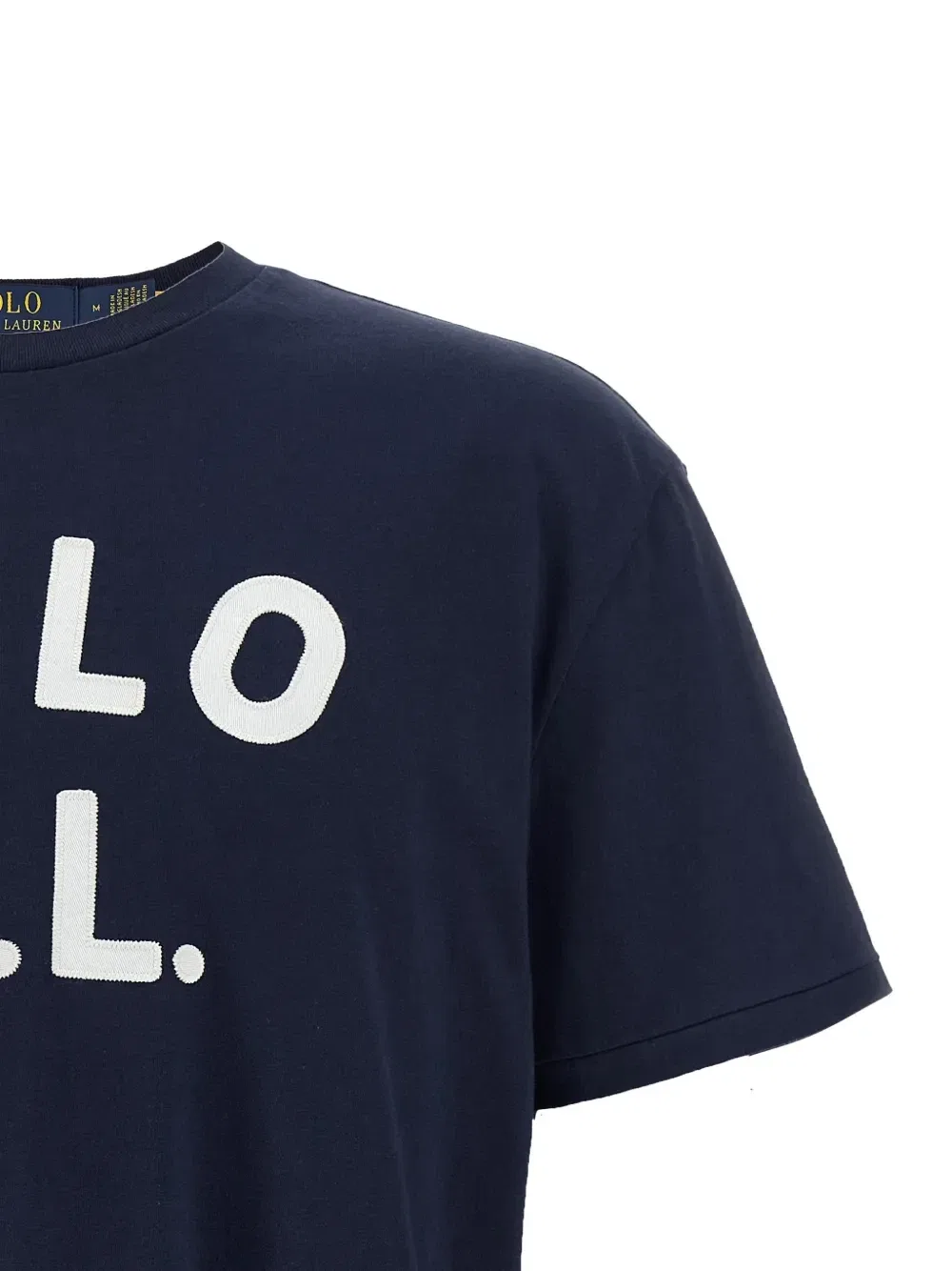 Футболка с логотипом-нашивкой POLO RALPH LAUREN, синий — фото 3