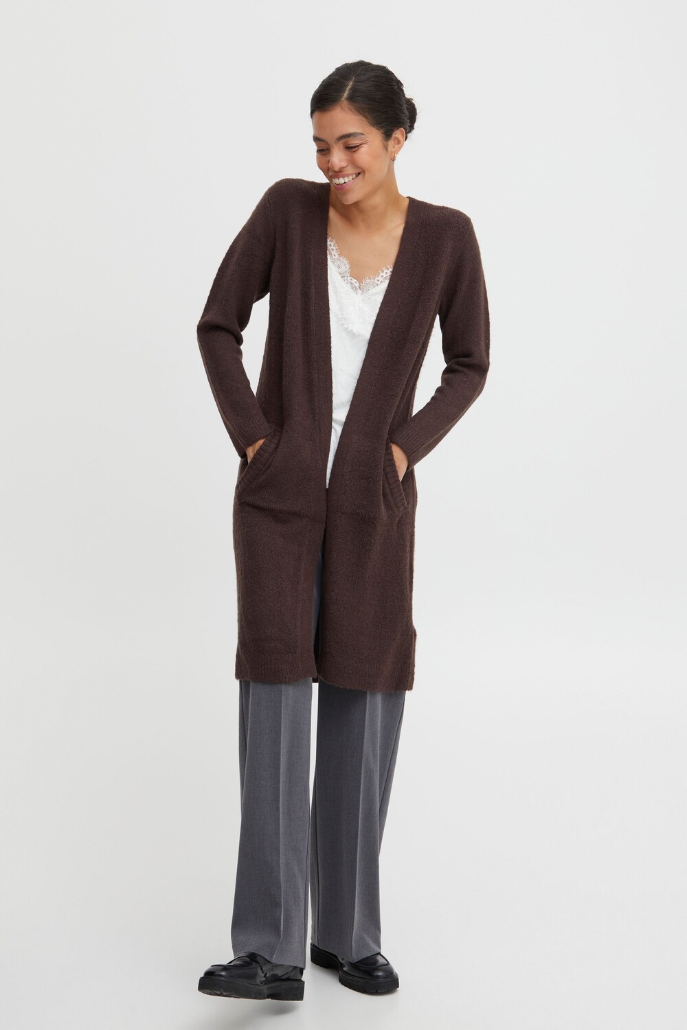

Кардиган b.young Strickjacke, коричневый