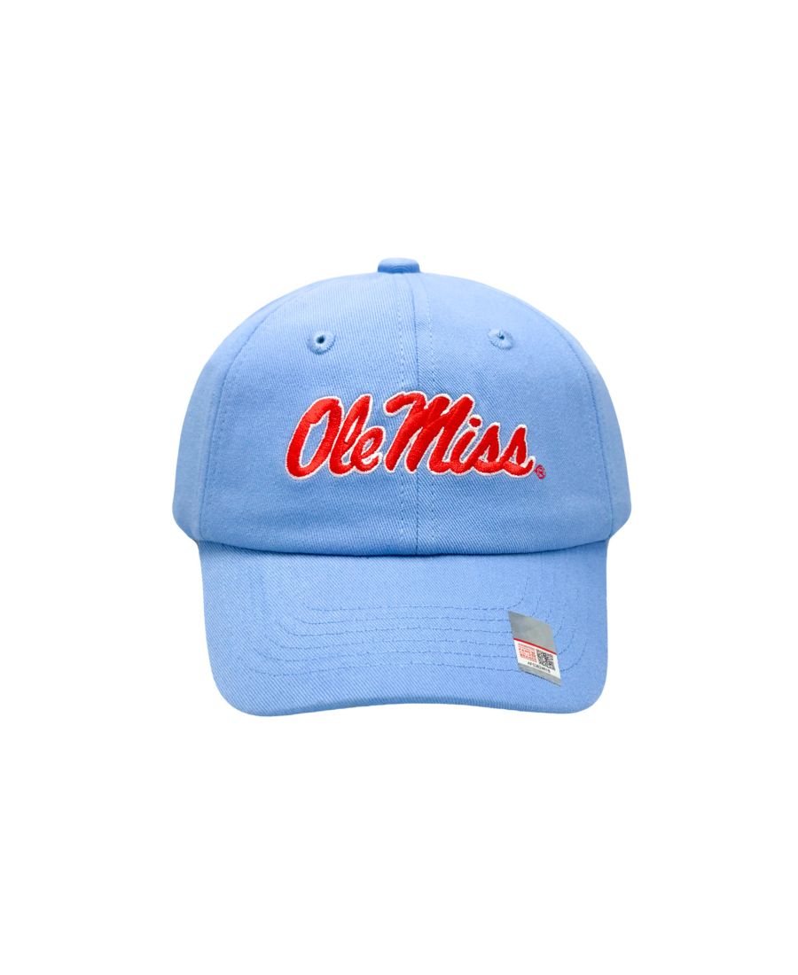 

Бейсболка для мальчиков с официальной лицензией Ole Miss Rebels, светло-голубого цвета Bits & Bows, No Color