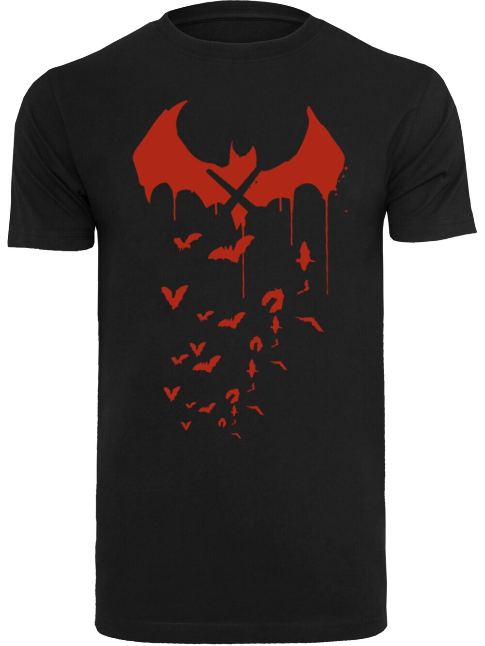 

Футболка F4Nt4Stic DC Comics Batman Arkham Knight Bats X Drip, черный