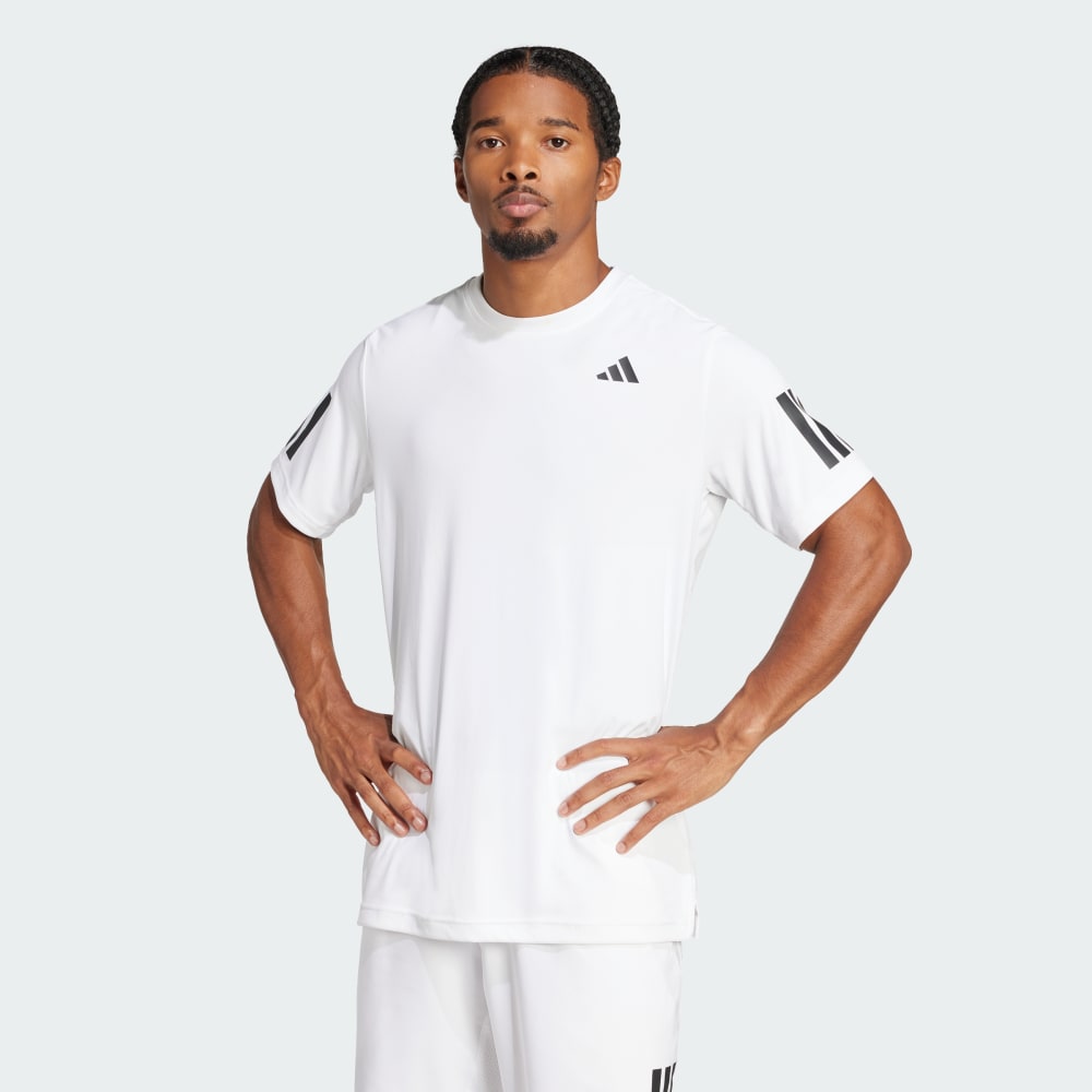 

Спортивная футболка Adidas Club Tennis Climacool 3-Stripes Tee, белый