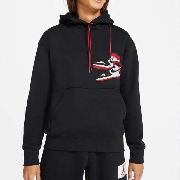 Толстовка Air Jordan Jumpman Holiday Casual Sports Fleece Lined Black, черный — фото 3
