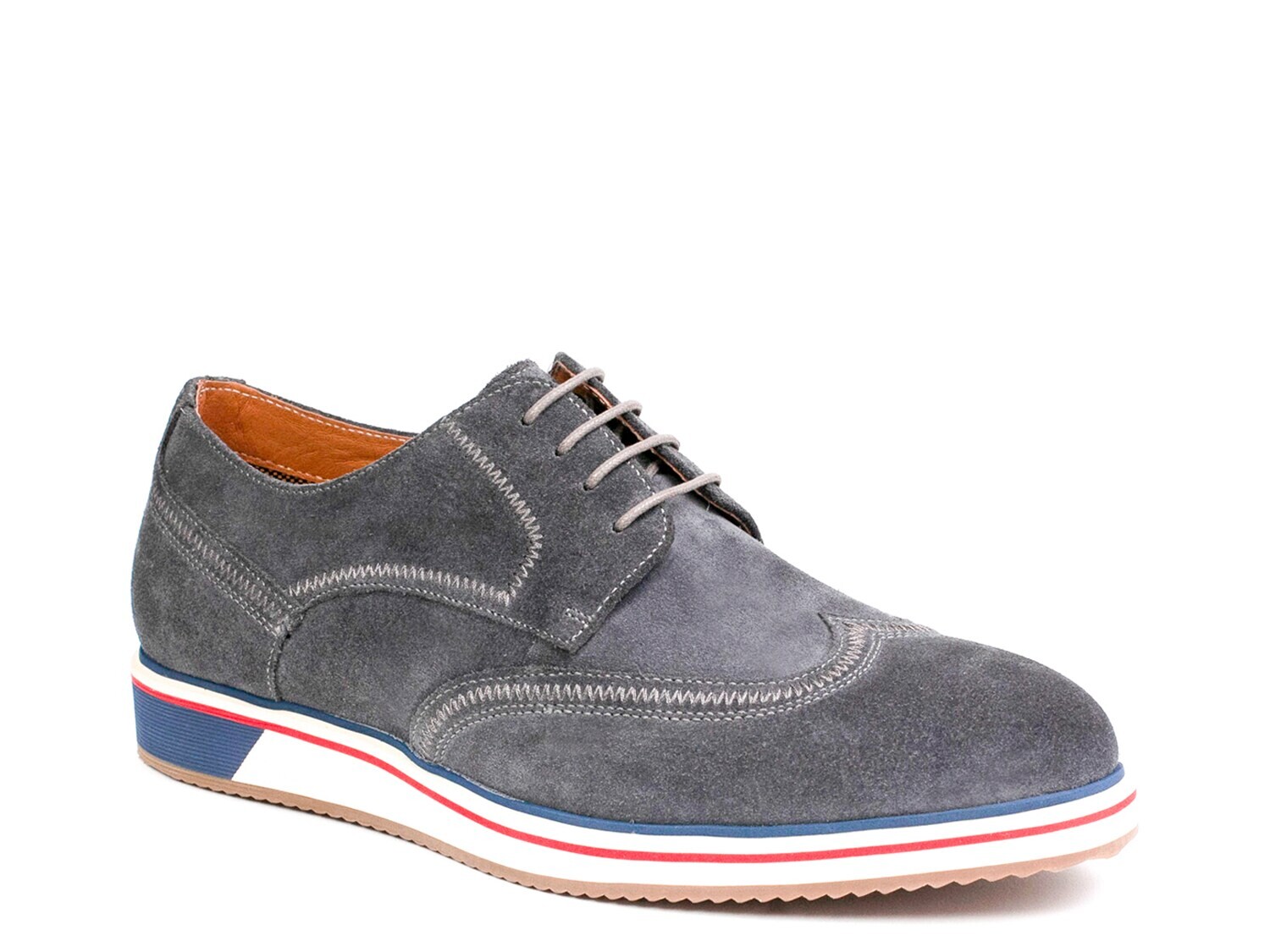 

Туфли-оксфорды Ike Behar Method Wingtip, серый