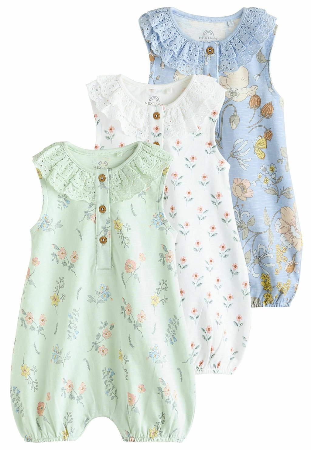 

Комбинезон 3 PACK Next, сине-розовый