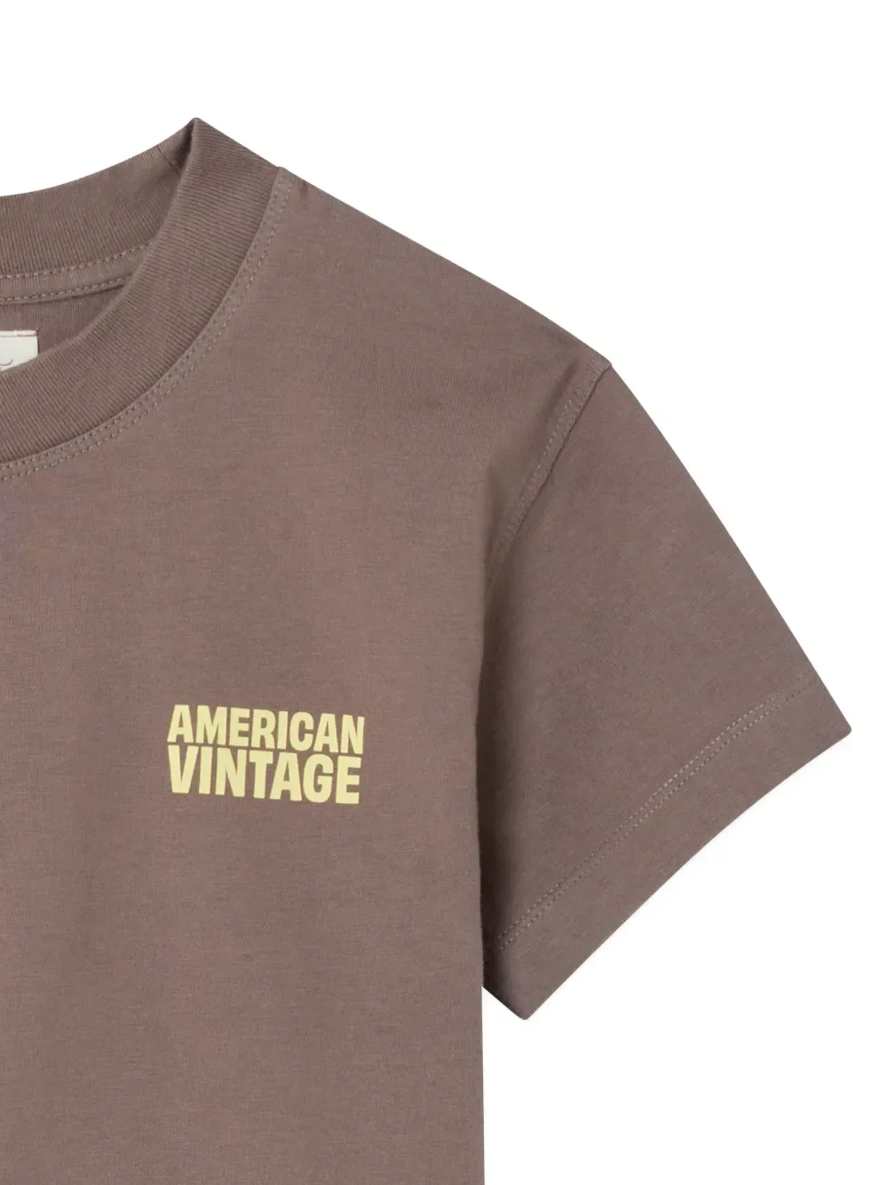 Футболка Gixy с круглым вырезом American Vintage Kids, коричневый — фото 2