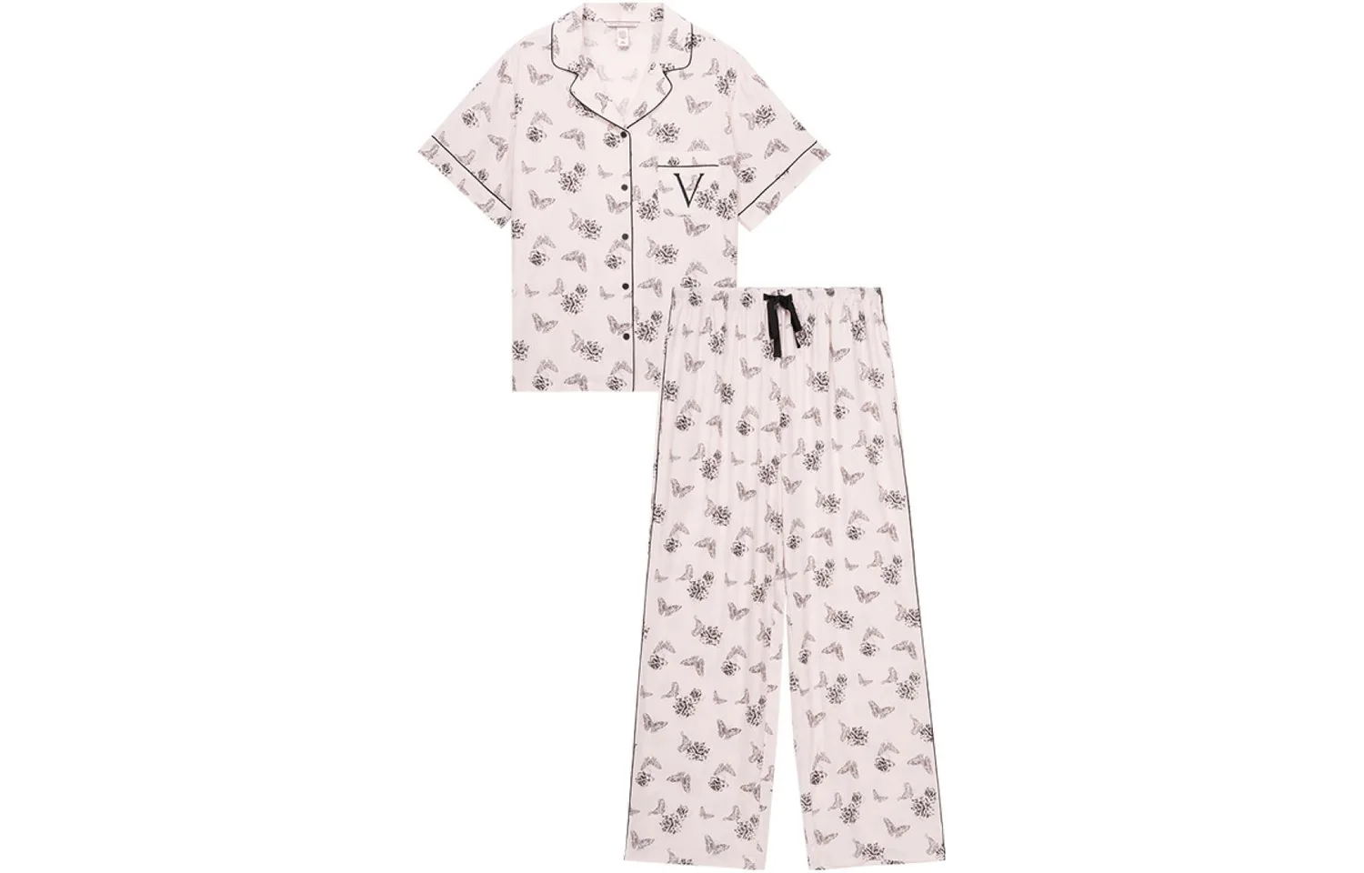 Victoria's Secret Пижамный комплект женский Ink Wash Pink