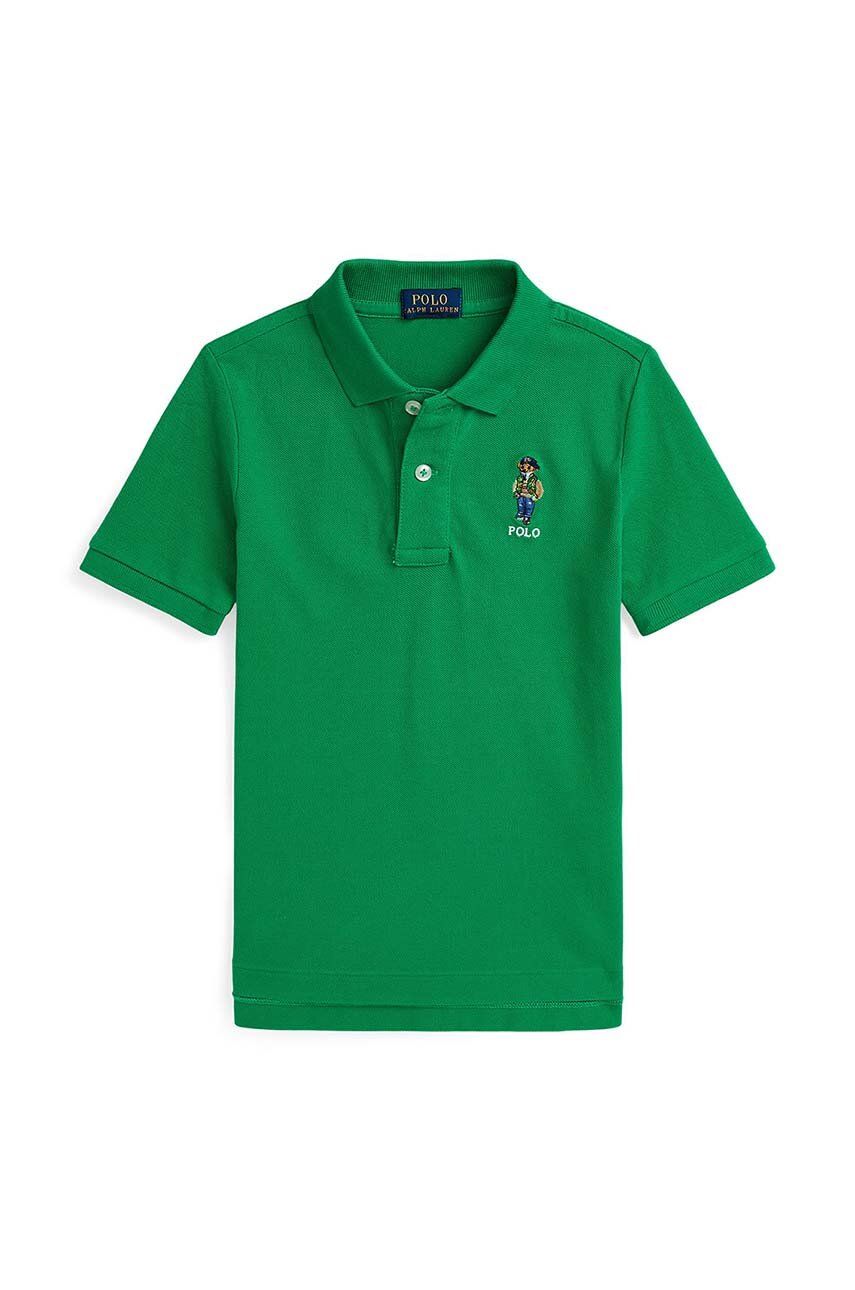 

Шерстяное поло для мальчика Polo Ralph Lauren, зеленый