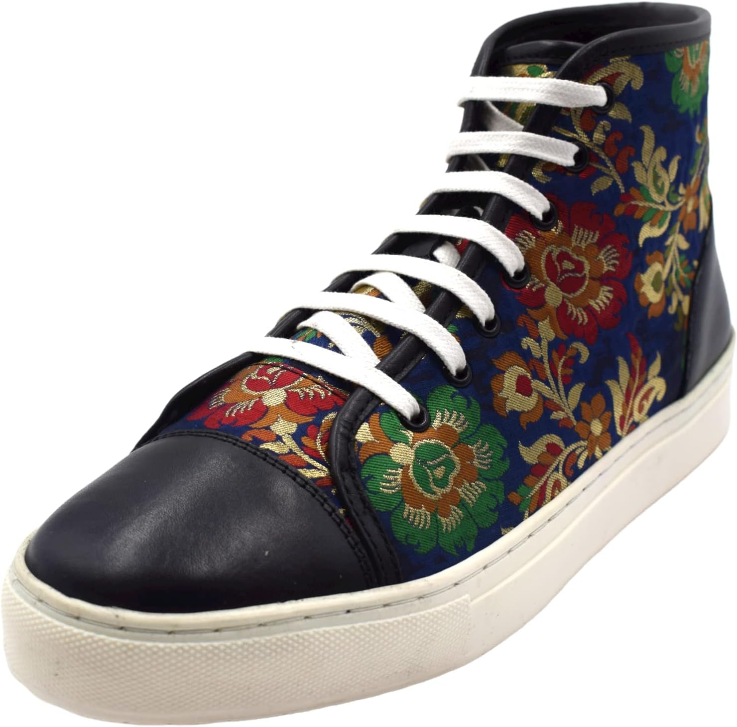 

NEKTA /ke'nekt/ Мужские модные кроссовки с шнуровкой из кожи / Повседневная обувь, черный/синий/темно-синий