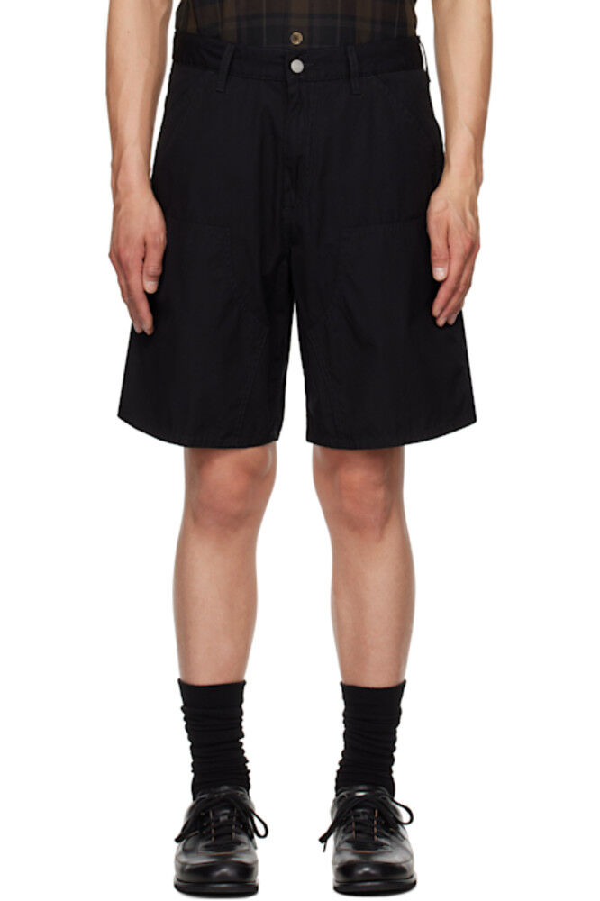 

Черные шорты с двойным коленом Carhartt Work In Progress