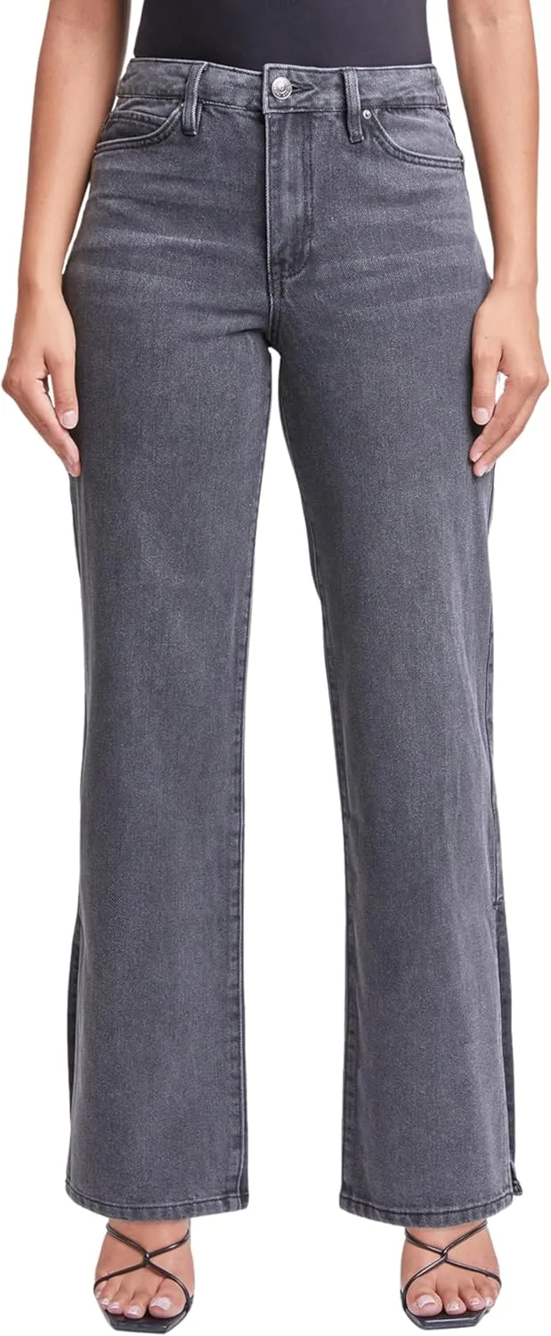

YMI Women's Jeans Dream 90s Straight Leg Slit