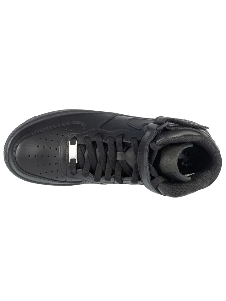 Кроссовки Nike Air Force 1 Mid 07 черного цвета — фото 3