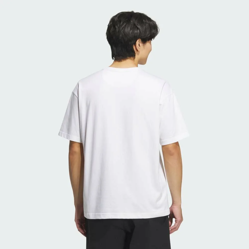 Футболка Essentials Plus свободного кроя с небольшим логотипом и коротким рукавом Adidas, white — фото 2