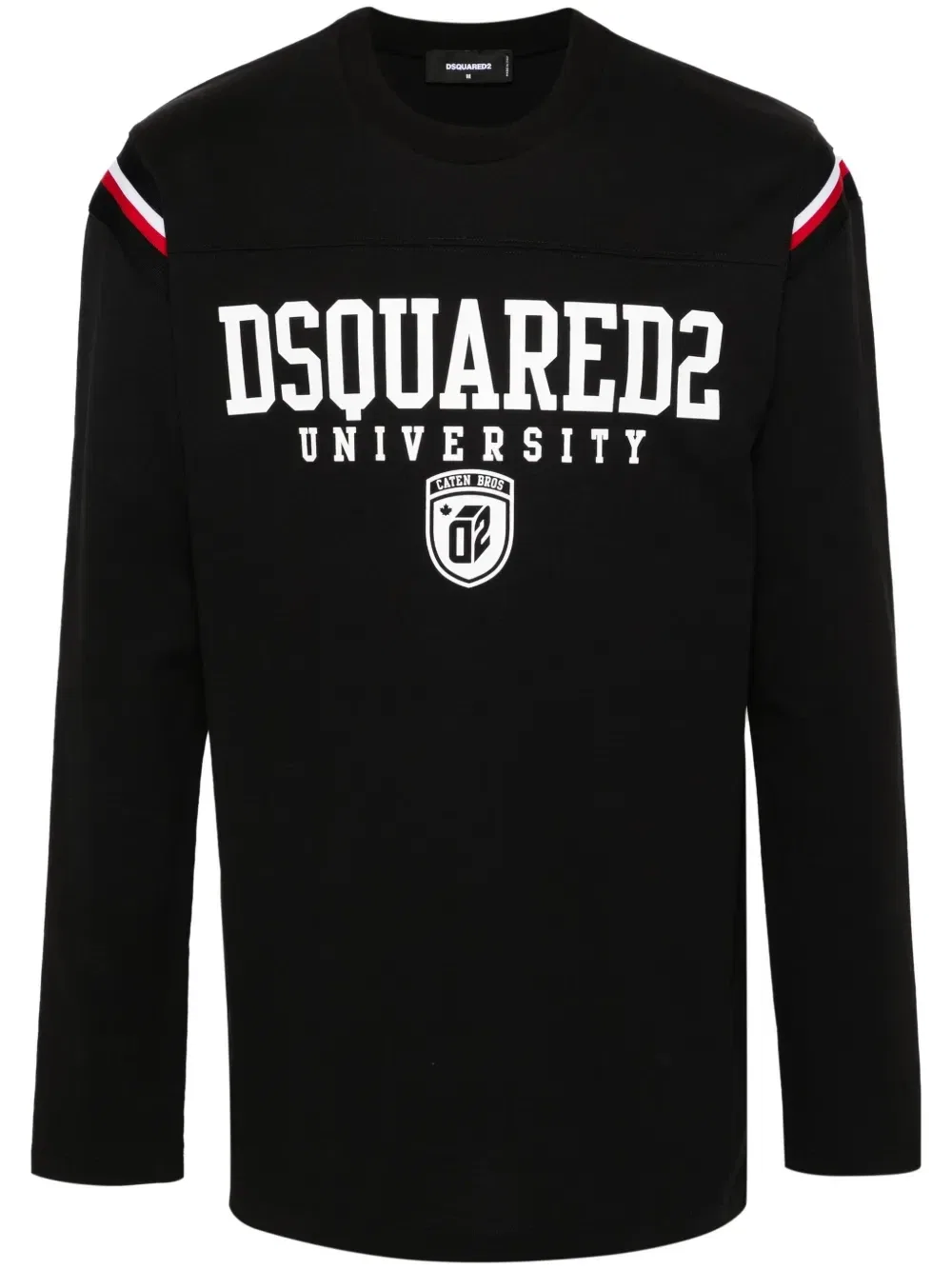 Футболка Varsity с логотипом Dsquared2, черный