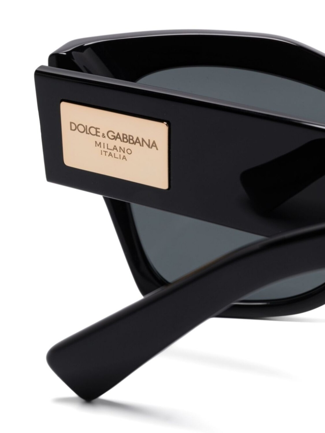 Dolce & Gabbana Eyewear солнцезащитные очки в оправе 'бабочка', черный — фото 3