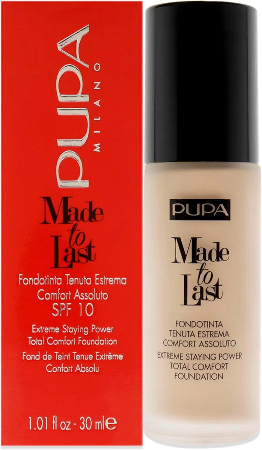Тональный крем Ultimate Lasting Total Comfort Foundation PUPA Milano, Natural Beige, 28.6 г