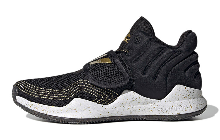 

Баскетбольные кроссовки Deep Threat Kids GS Low-top Black/Gold Adidas