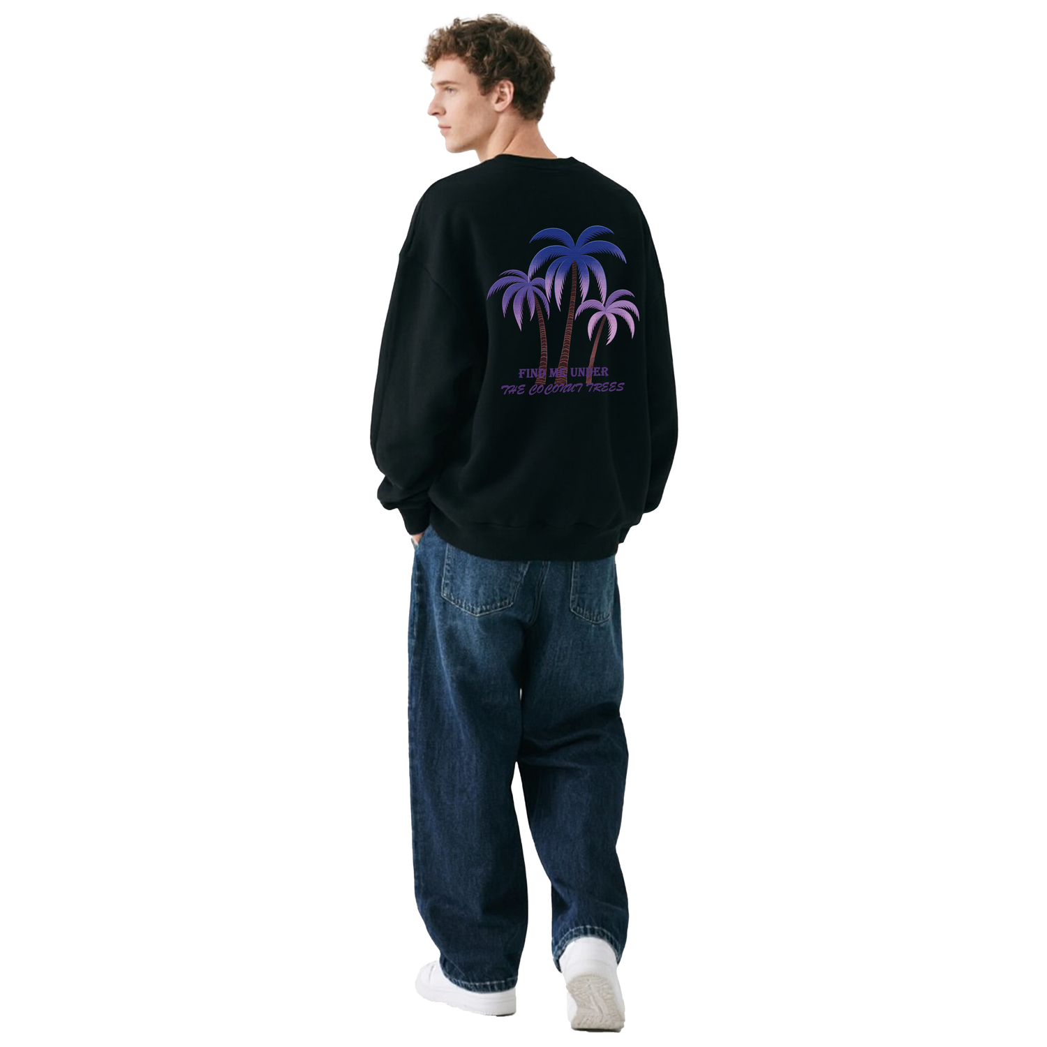 Nike Повседневный универсальный свитшот с круглым вырезом Unisex Black — фото 4