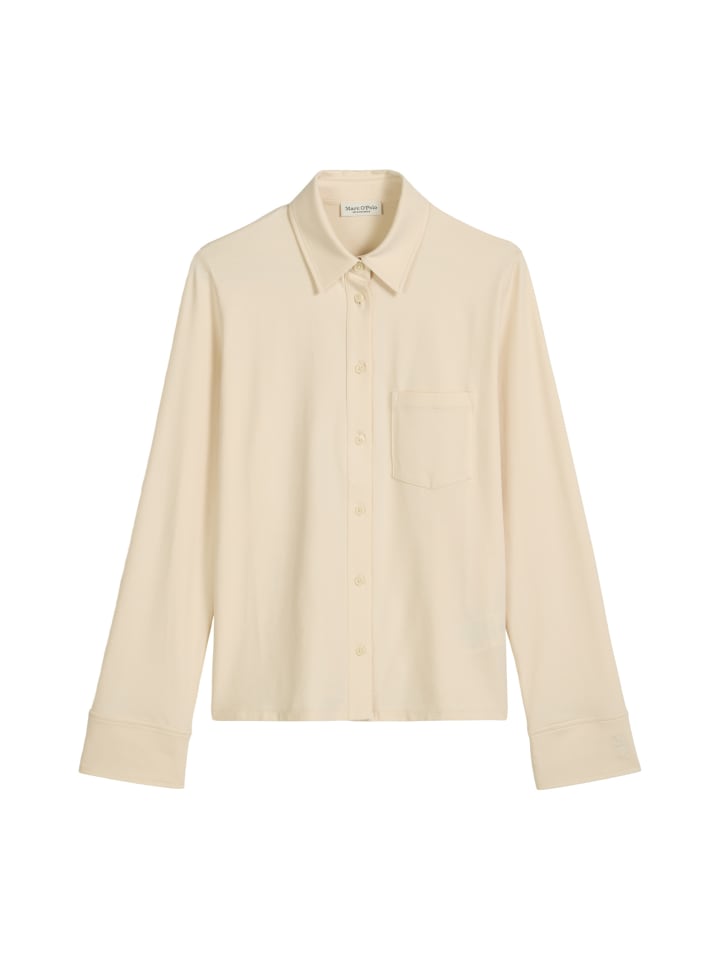 

Marc O'Polo Блузка из трикотажа, стандартного цвета, цвет «сырые сливки»