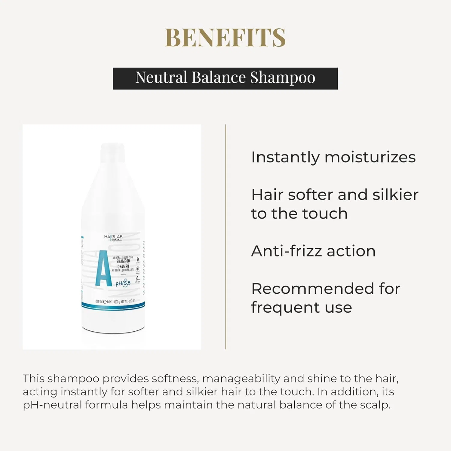 Нейтральный дермозащитный шампунь «Hair Lab Neutral Balancing Dermoprotector» от Salerm — фото 3