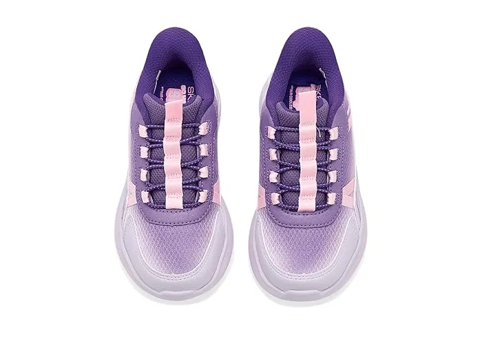 Кроссовки с технологией Hands Free Slip-Ins Wave 92 SKECHERS KIDS, Rose — фото 3