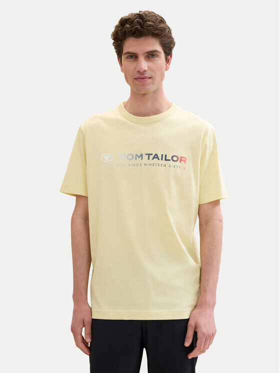 

Футболка стандартного кроя Tom Tailor, желтый