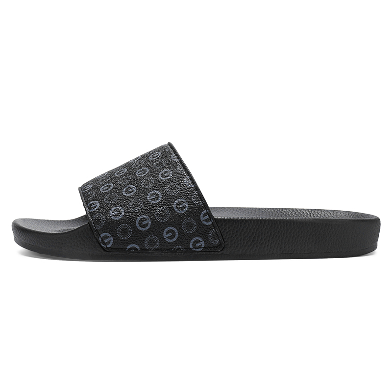 

LEXON Резиновые бесшумные шлепанцы мужские черно-синие, цвет Black and Blue G