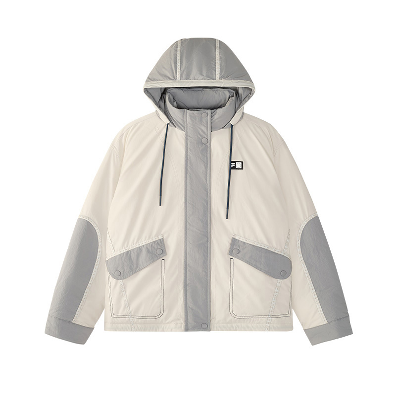 

Куртка пуховая женская серая пшеничная FILA FUSION, Бежевый, Куртка пуховая женская серая пшеничная FILA FUSION