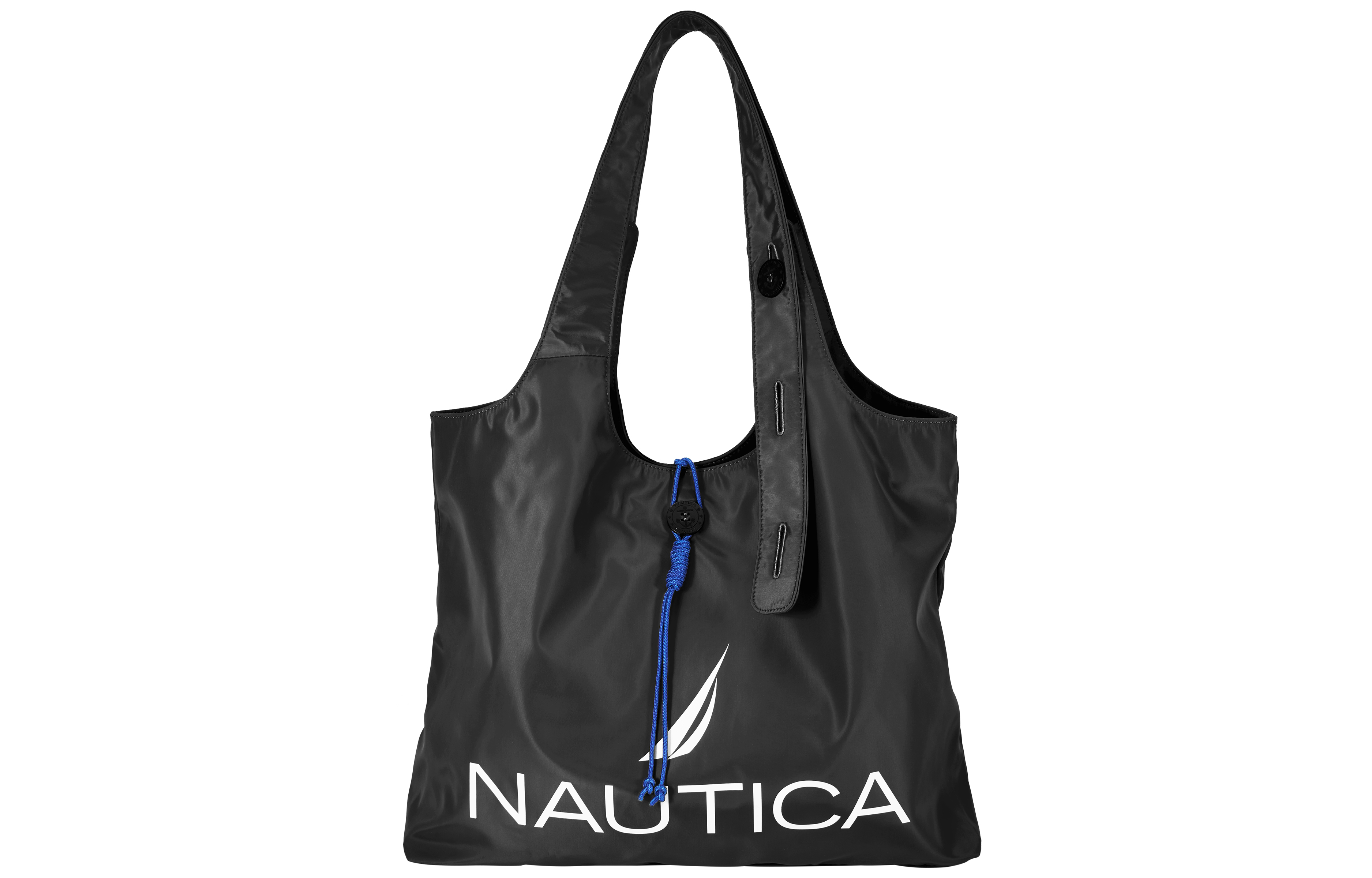 

NAUTICA Нейлоновая сумка-шоппер через плечо унисекс, черный/королевский синий/коричневый/фиолетовый