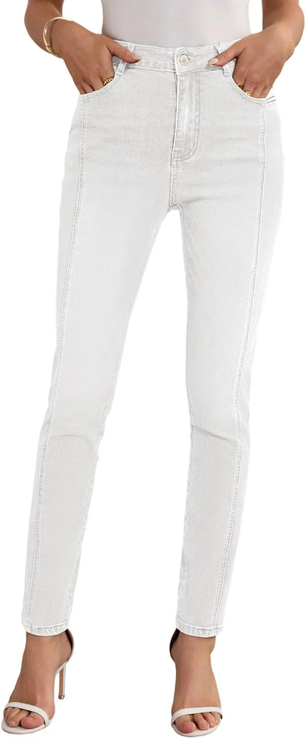 

SHEWIN Женские скинни джинсы Stretchy High Waisted