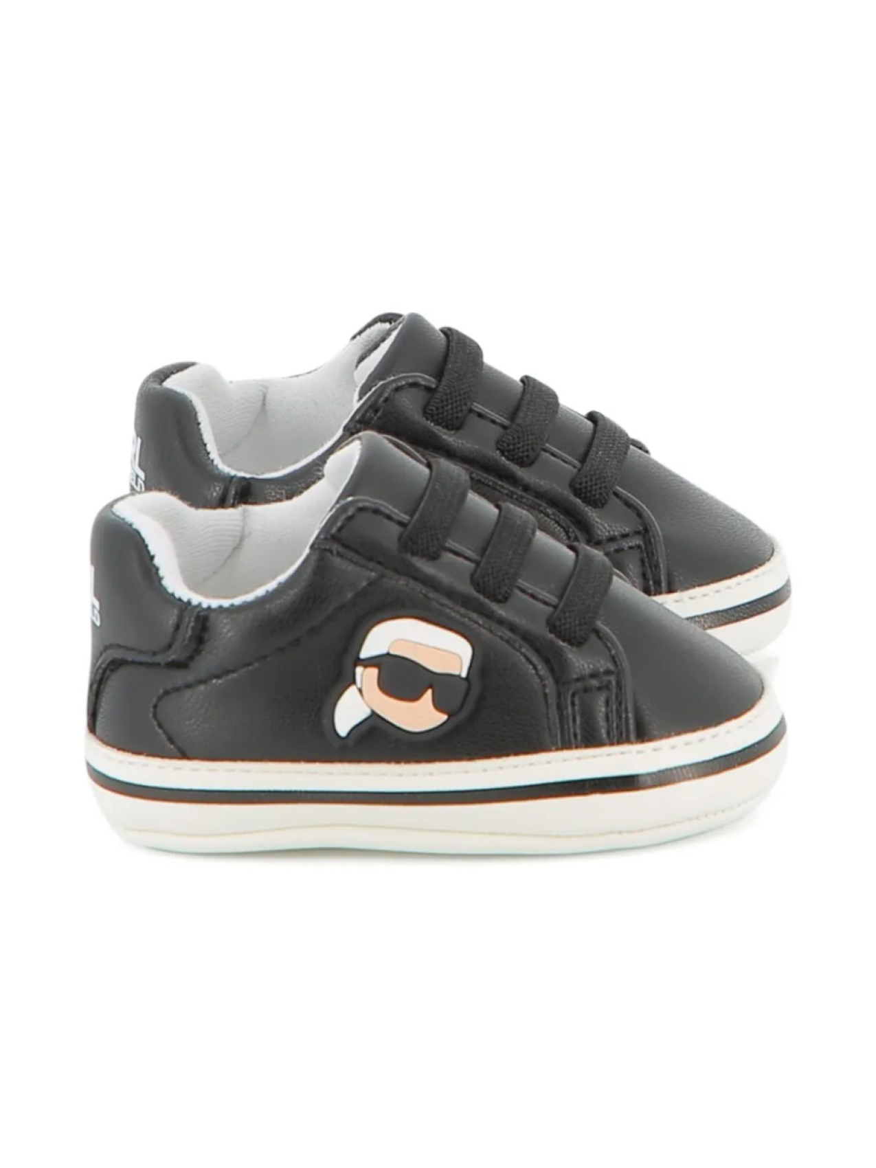 

Karl Lagerfeld Kids кроссовки на шнуровке, черный