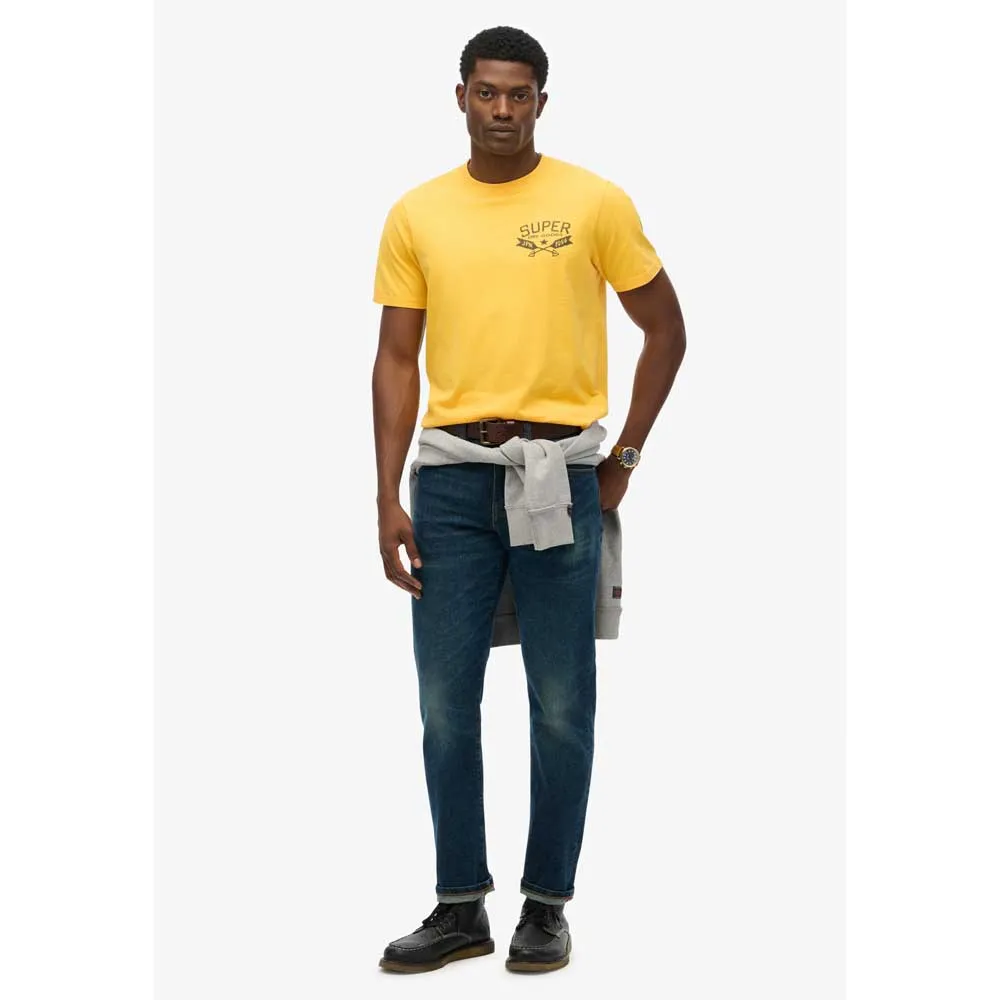 Футболка с коротким рукавом Superdry Lo-Fi Outdoors, желтый — фото 4