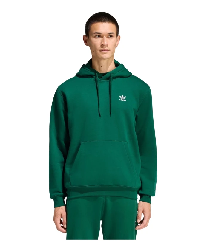 

Толстовка с капюшоном Trefoil Essentials Adidas Originals, зеленый
