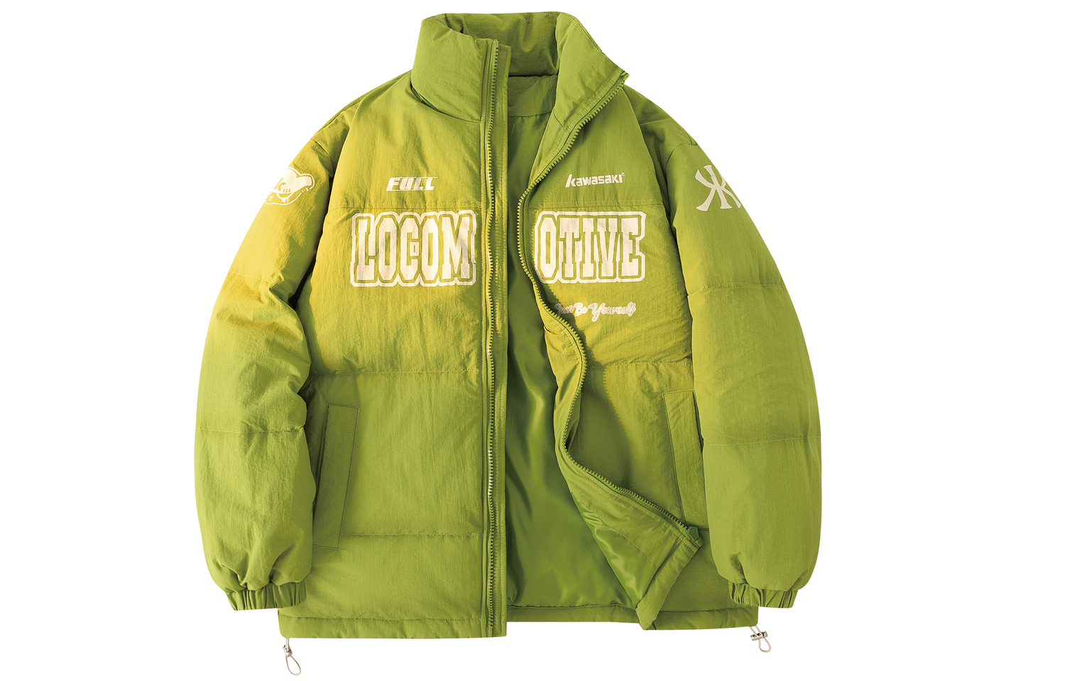 

Kawasaki Унисекс пуховик, Green (Motorcycle Style)