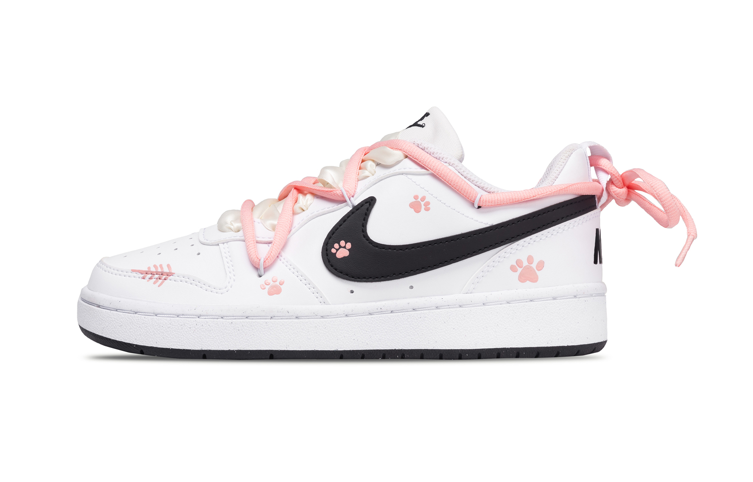 

Кроссовки для скейтбординга Court Borough Unisex розовые Nike, белый