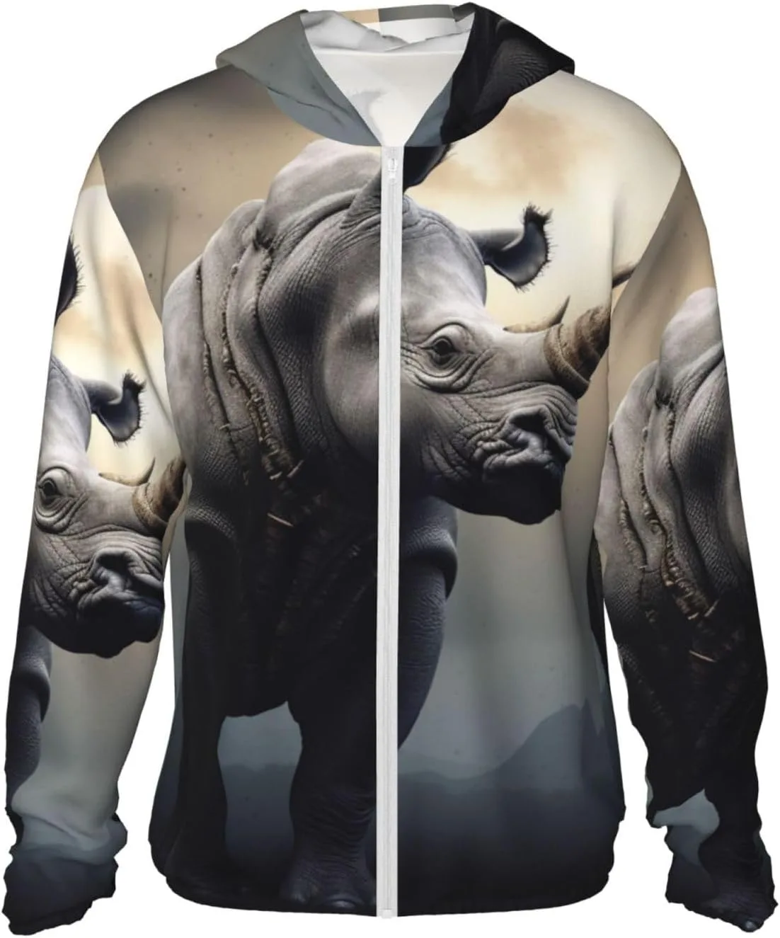 

Мужская толстовка с защитой от солнца UPF 50+ Rhino Rash Guard с длинным рукавом DWVTSLH