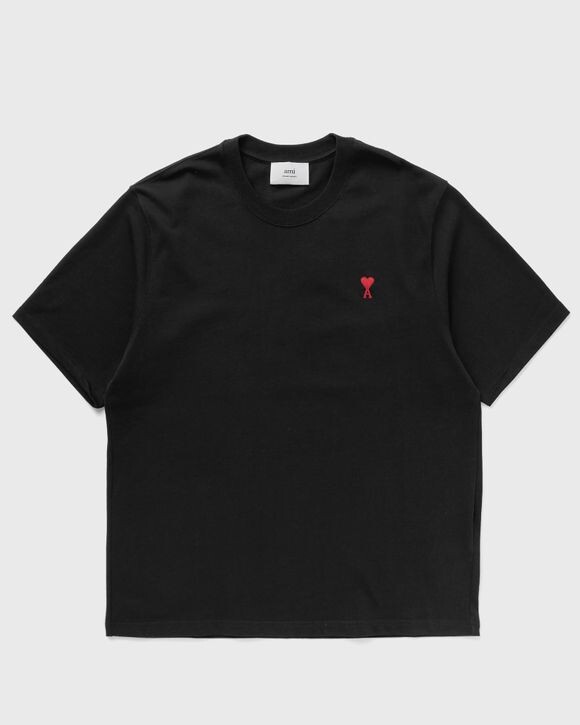 

Футболка Ami Paris Ami De Coeur Tee, цвет wool tricotine black