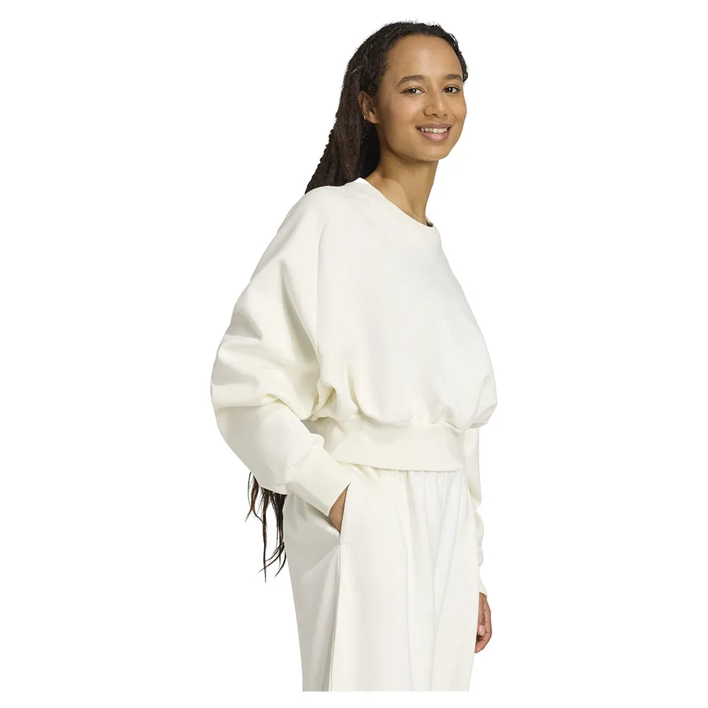 Толстовка adidas All SZN Soft Lux Loose, белый — фото 3
