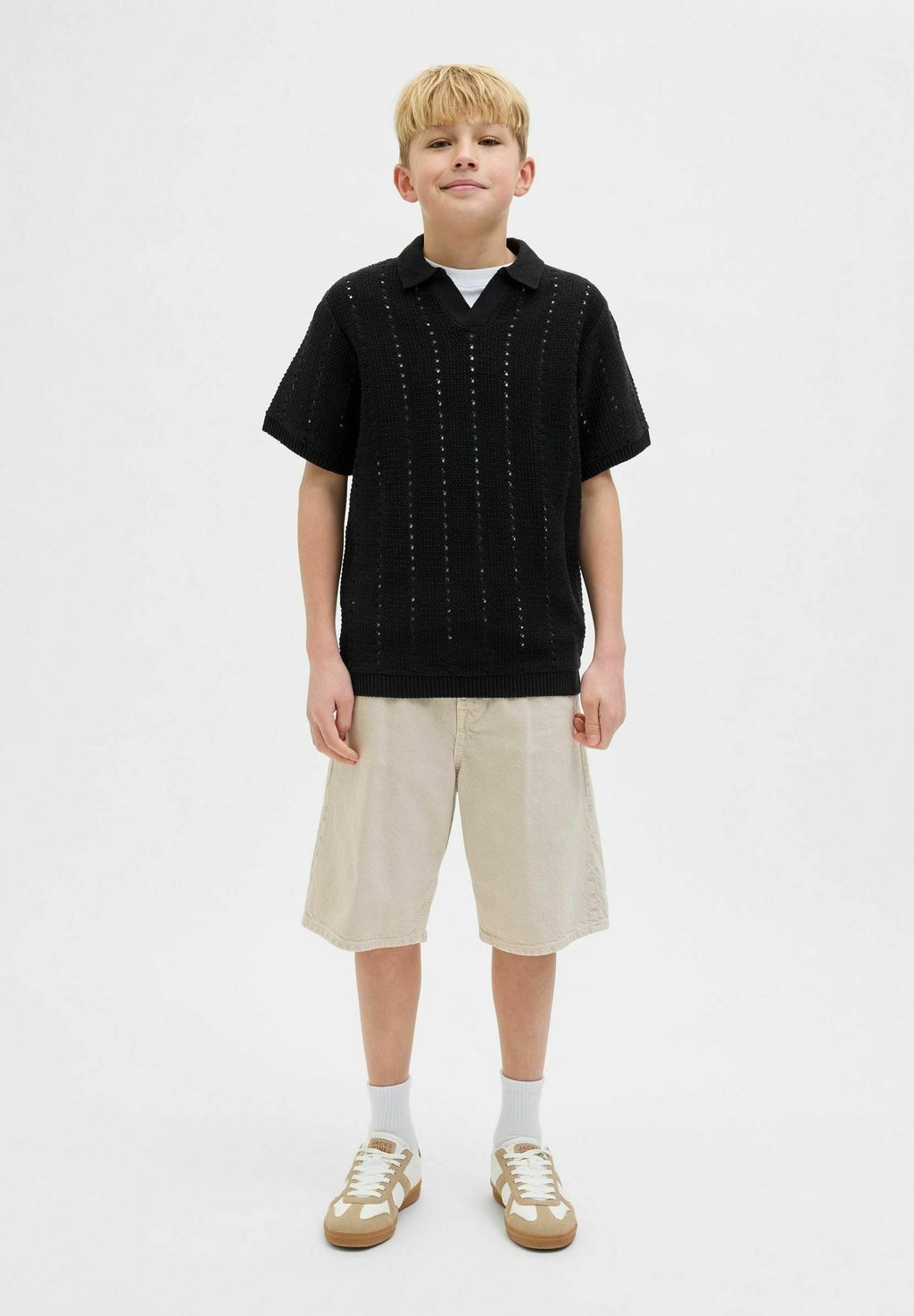 

Поло Jack & Jones Junior, черный