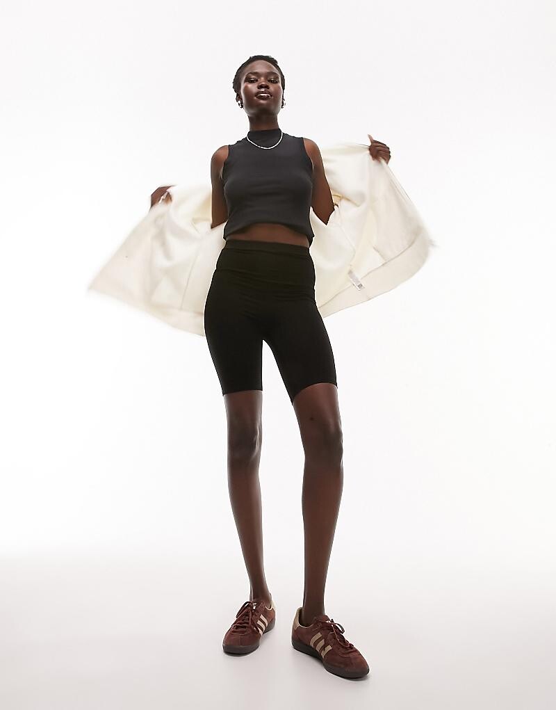 

Черные базовые леггинсы Topshop Tall