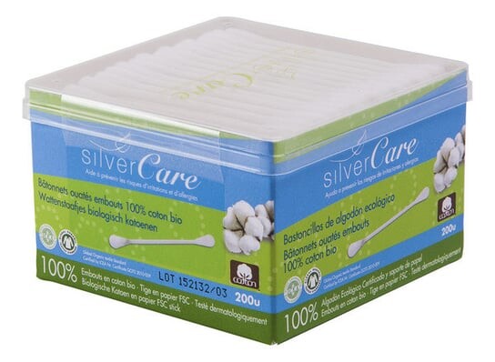

Ватные палочки, 200 шт. Masmi, Silver Care
