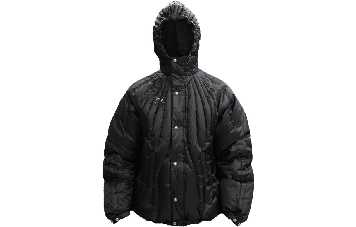 

THUG CLUB Пуховик унисекс черный, Black