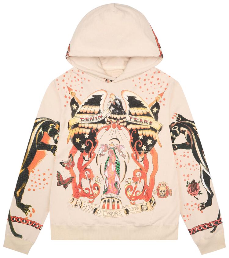 

Худи Denim Tears Tattoo, мультиколор