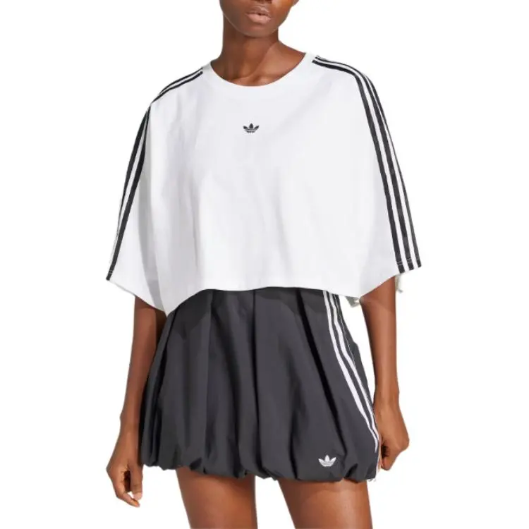 Adidas Originals Adidas Adilenium Season 3 футболка Boxy Oversized белая — фото 3