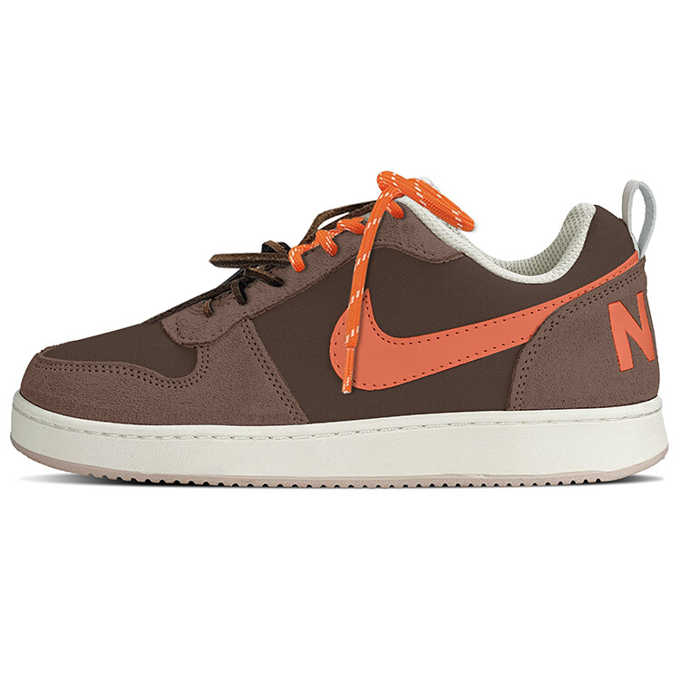 

Кроссовки Nike Court Borough Skateboarding Shoes Women's Low-top Orange, коричневый